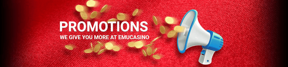 At EmuCasino they have a range of great offers for you to enjoy