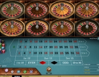 Multi Wheel Roulette by Microgaming where you can play roulette with 8 wheels instead of one